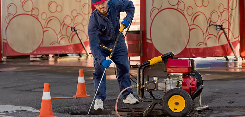 Drain Jetting in Temple