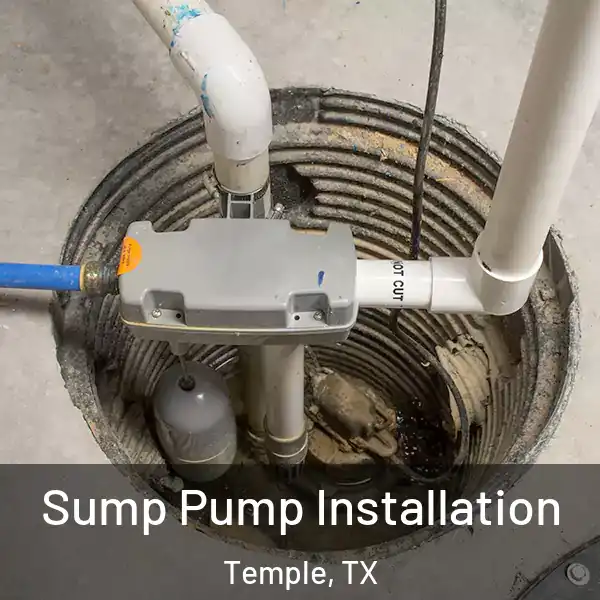  Sump Pump Installation Temple, TX